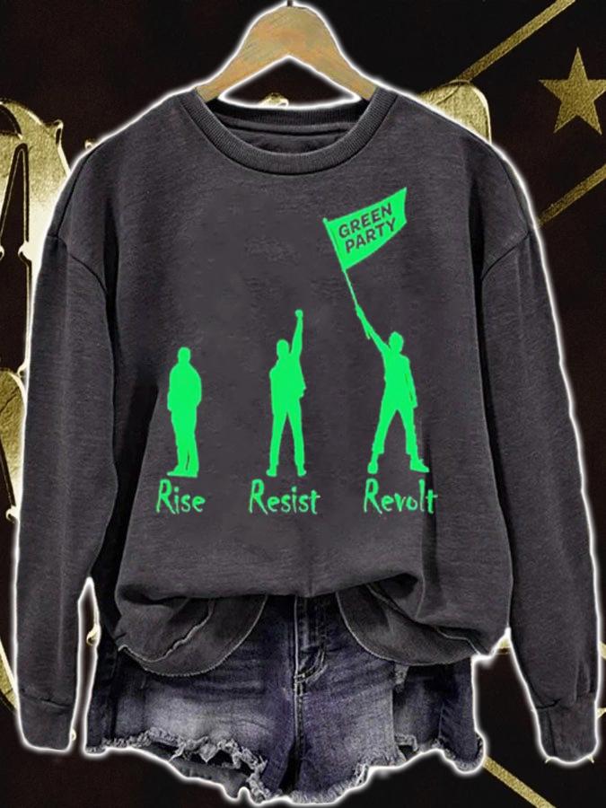 Rise Resist Revolt shirt t-shirt sweatshirt