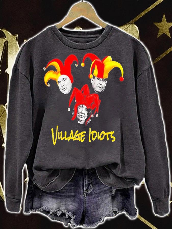 Adam Schiff Jerry Nadler Nancy Pelosi Village Idiots Shirt t-shirt