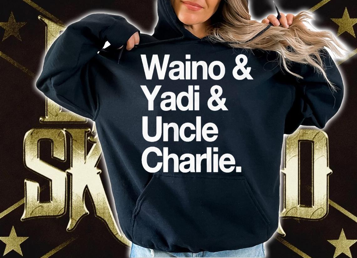 Adam Wainwright and Yadier Molina Waino and Yadi and Uncle Charlie shirt t-shirt hoodie