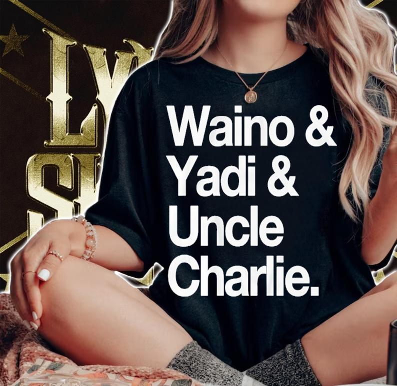 Adam Wainwright and Yadier Molina Waino and Yadi and Uncle Charlie shirt t-shirt woman shirt