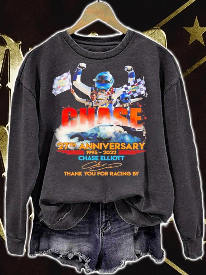 Chase Elliott 27th Anniversary 1995-2022 Signature Thank You For Racing By Shirt t-shirt