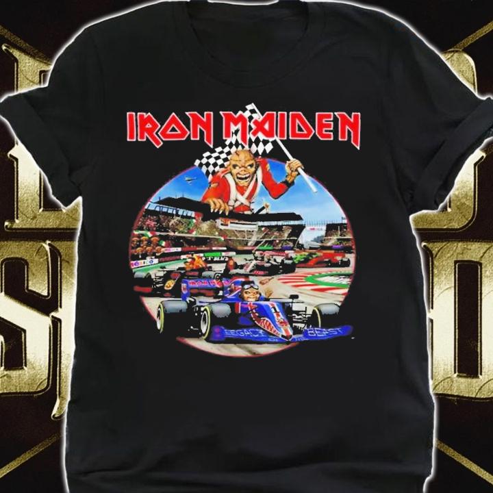 Sergio Wearing Iron Maiden T-Shirt t-shirt shirt