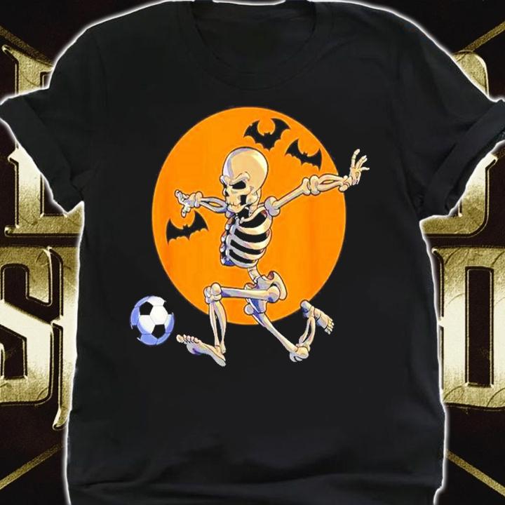 Soccer Skeleton Halloween shirt t-shirt