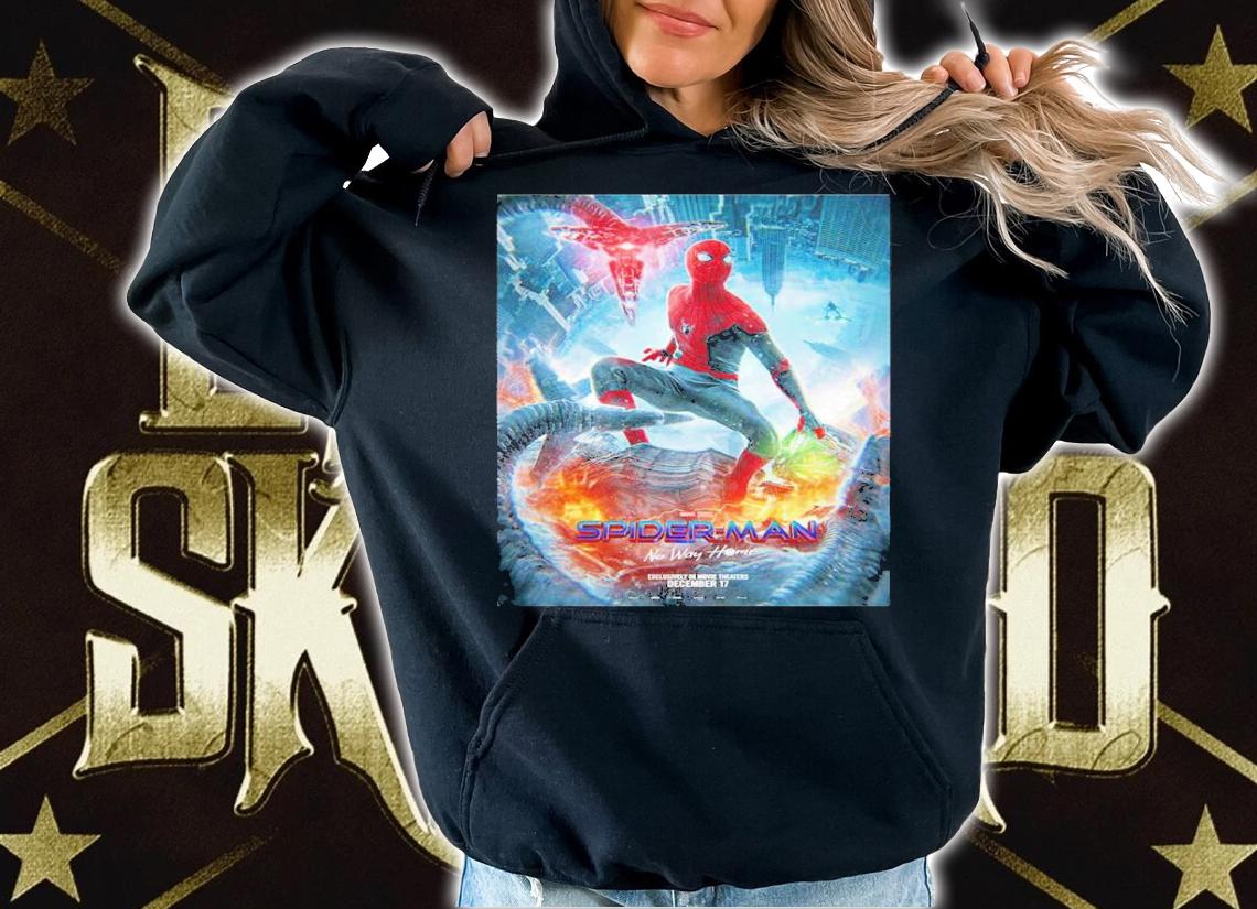Spider-Man No Way Home Poster Movie December 17 Shirt t-shirt hoodie