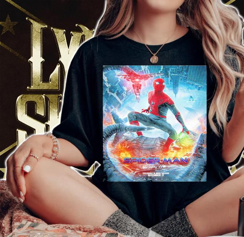 Spider-Man No Way Home Poster Movie December 17 Shirt t-shirt woman shirt
