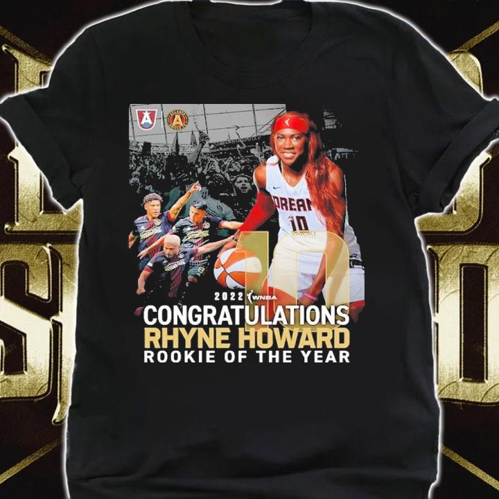WNBA Congratulation Rhyne Howard Rookie Of The Year 2022 Shirt t-shirt shirt