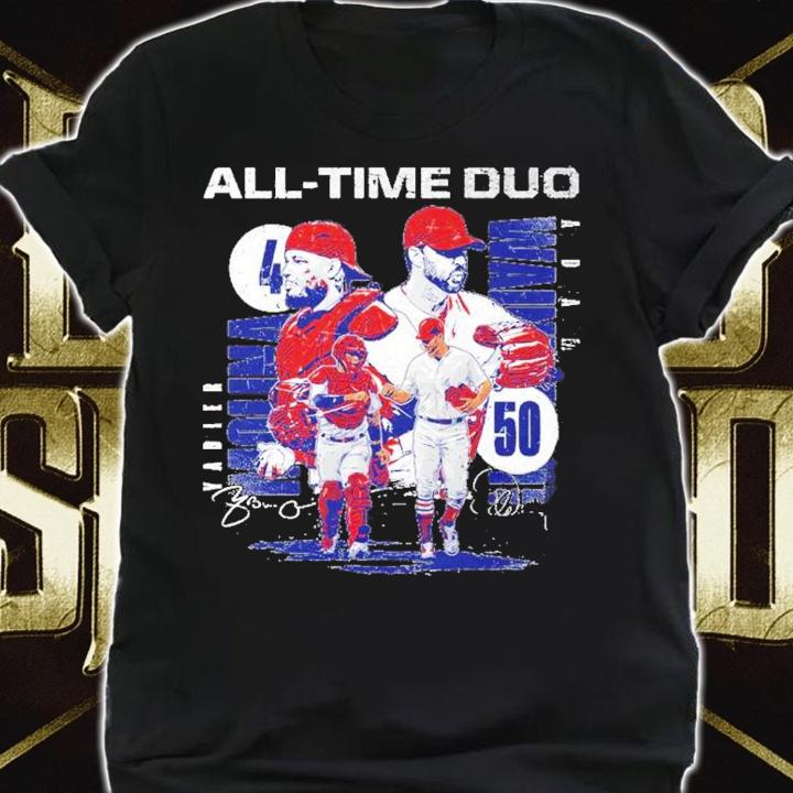 Yadier Molina And Adam Wainwright All-Time Duo Baseball Shirt t-shirt shirt