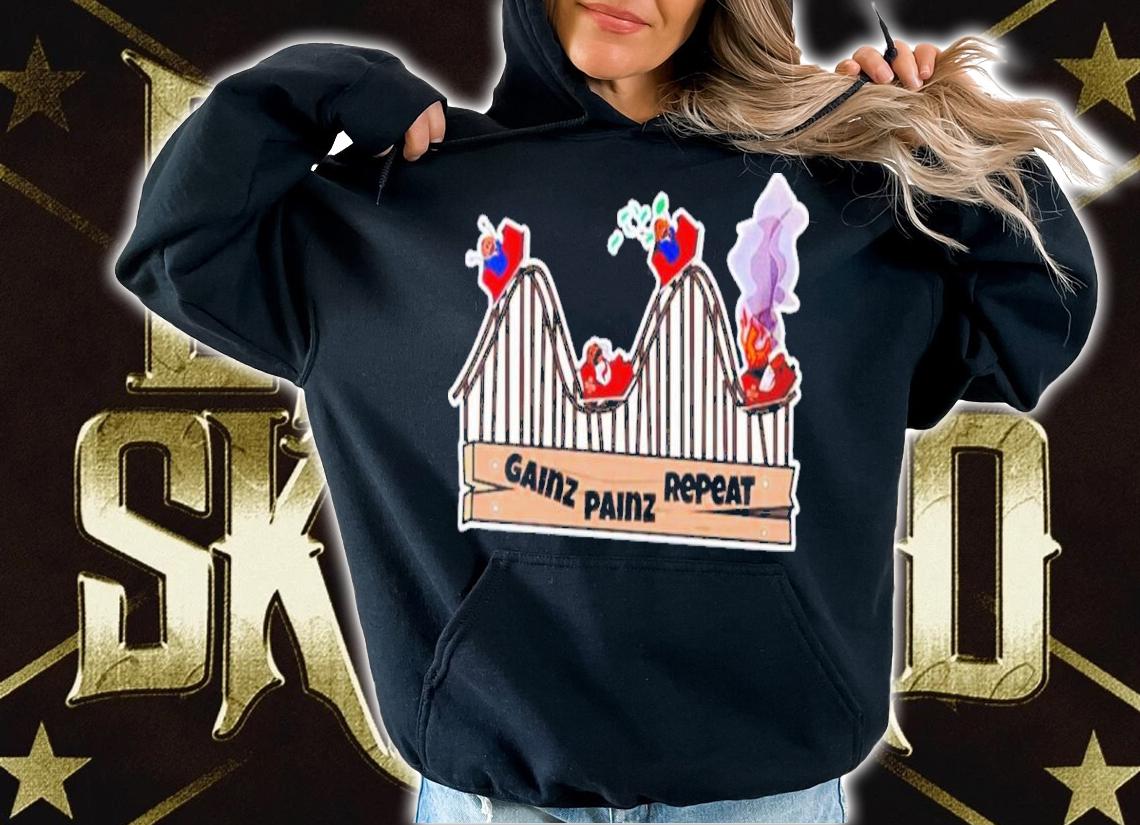 Crypto Cred Degen Drops Gainz Painz Repeat Shirt t-shirt hoodie