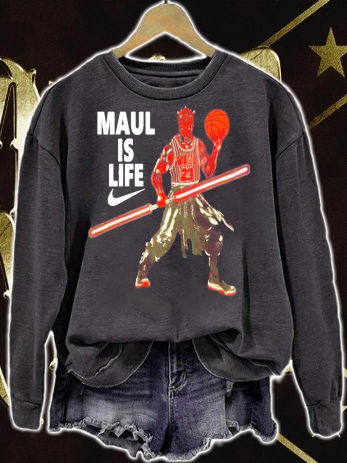 Darth Maul Maul Is Life Space Baller T-Shirt t-shirt sweatshirt