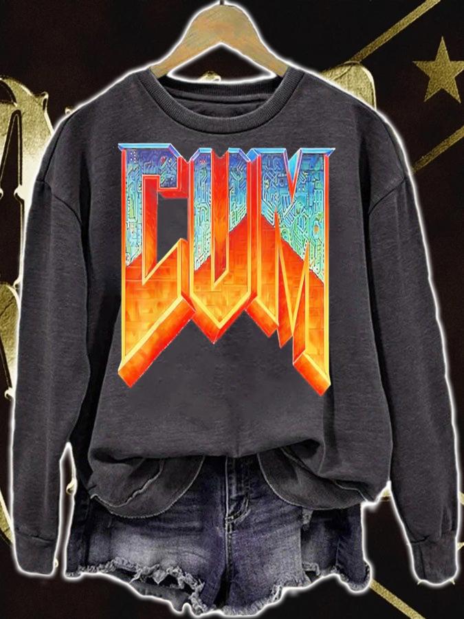 Dooms Cum Vintage Game Lover T-Shirt t-shirt sweatshirt
