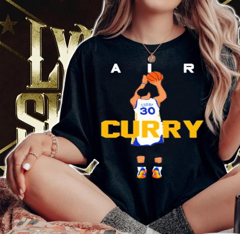 Golden State Curry Air Pic Yellow Shirt t-shirt woman shirt
