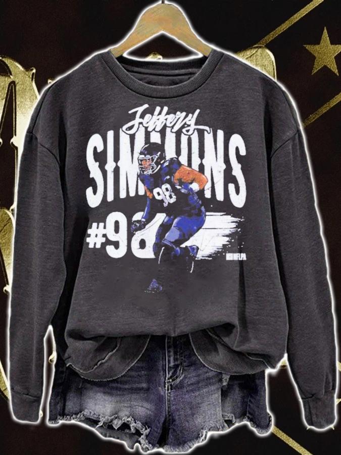 Jeffery Simmons Tennessee Player Football Shirt t-shirt