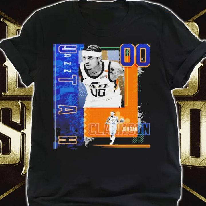 Jordan Clarkson Basketball Paper Poster Jazz 2 Shirt t-shirt shirt