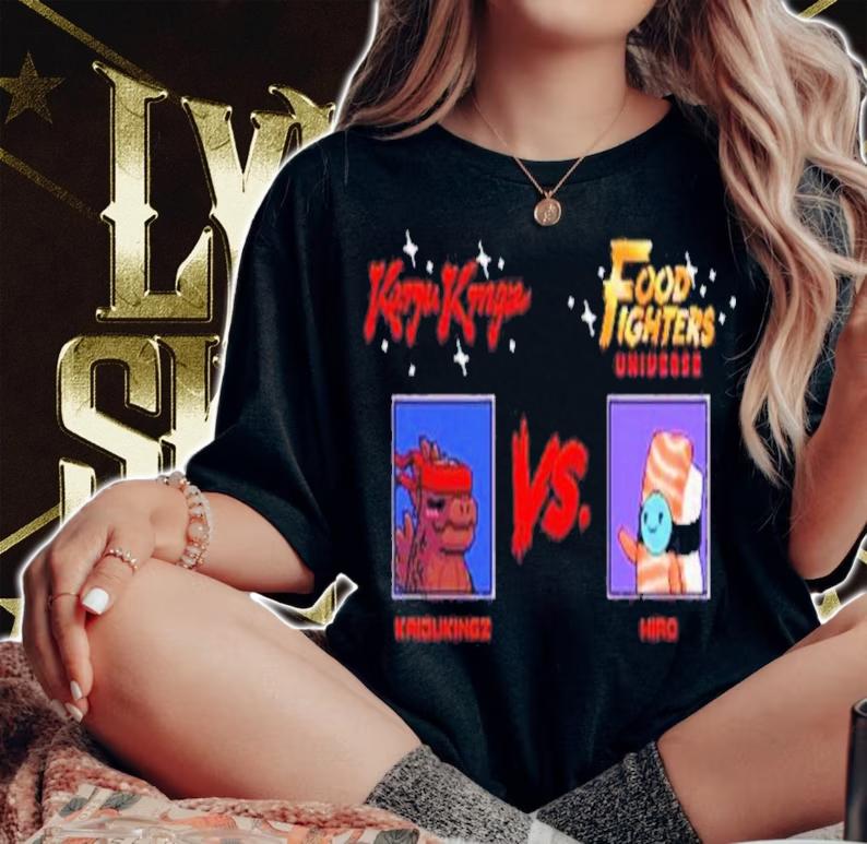 Kaijukingz X Food Fighters Universe Shirt t-shirt woman shirt