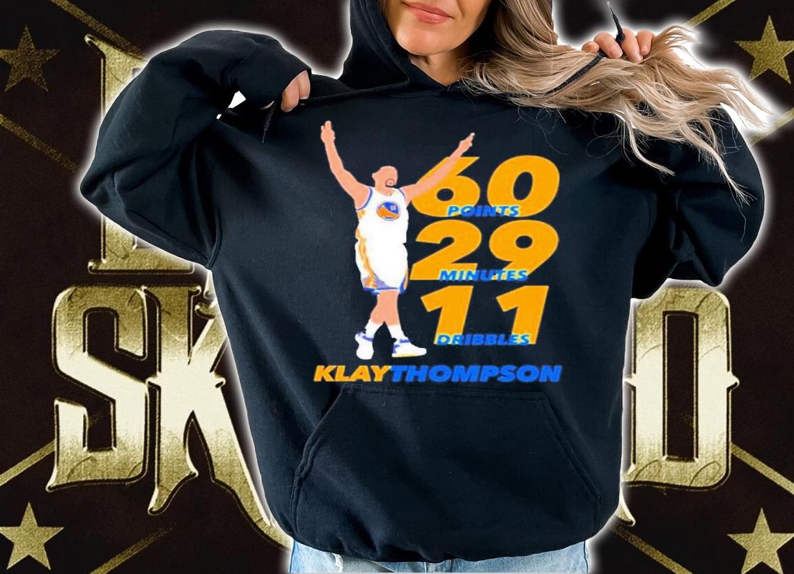Klay Thompson 60 Points 29 Minutes 11 Dribbles Shirt t-shirt