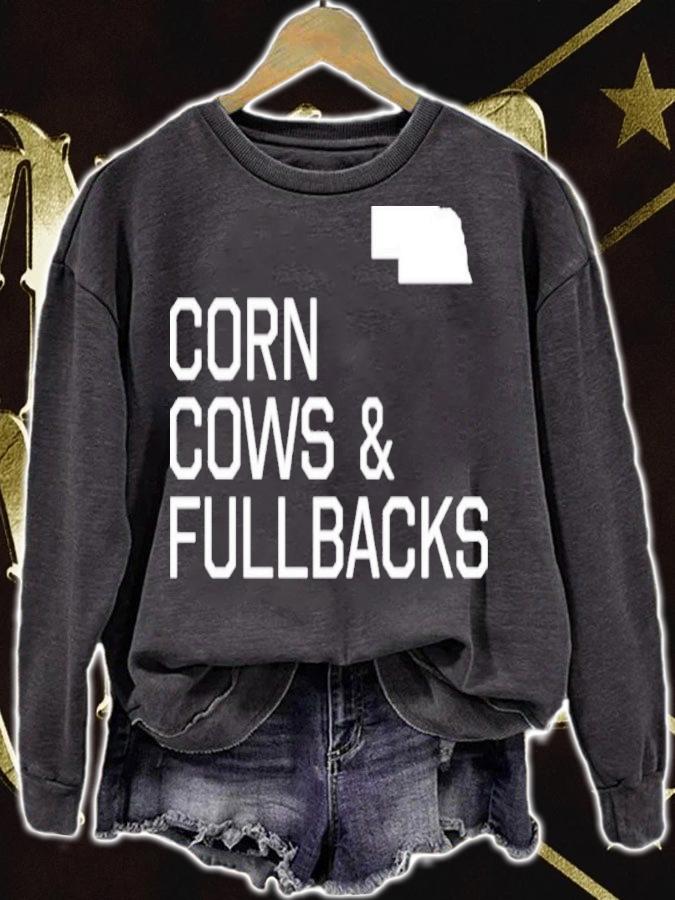 Made In Omaha Corn Cows And Fullbacks Pft Commenter Shirt t-shirt
