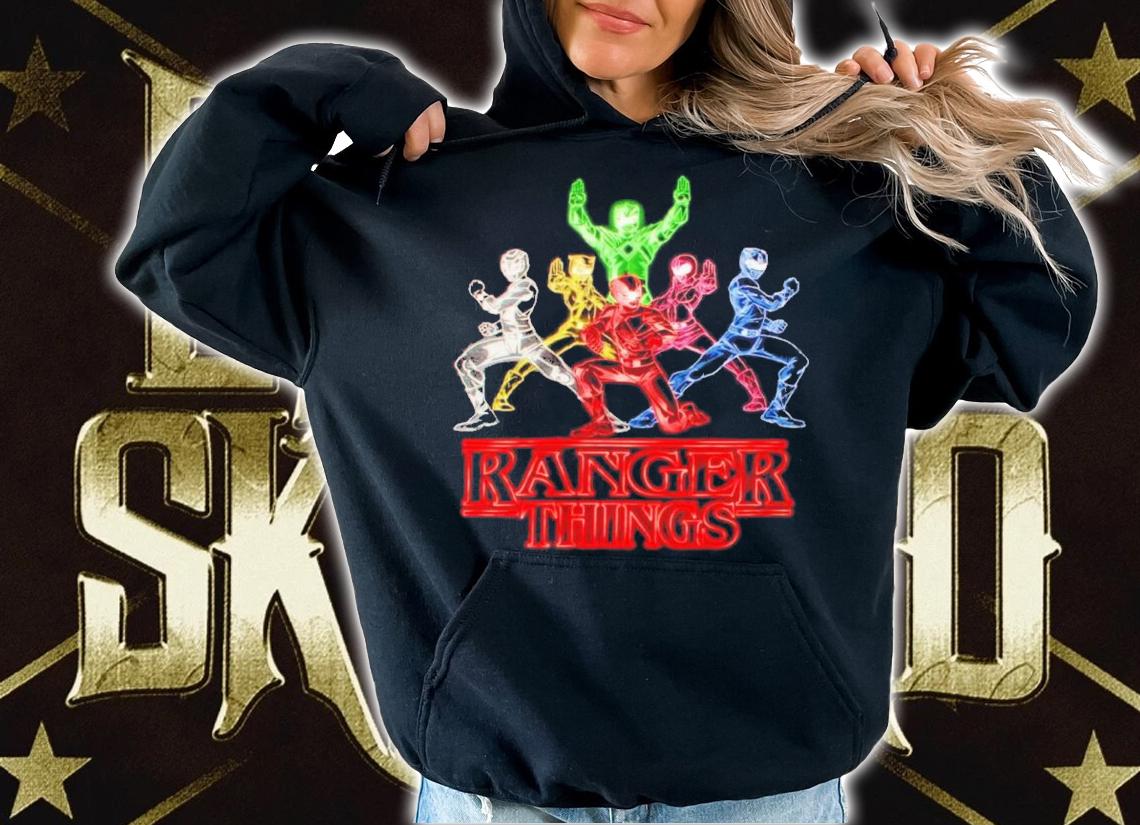 Power Rangers Neon Ranger Things shirt t-shirt