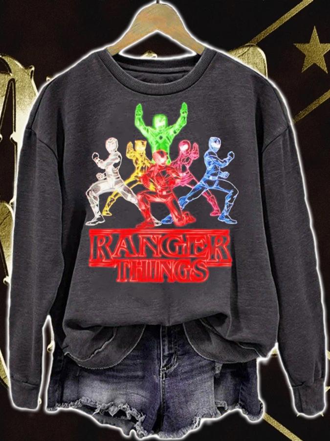 Power Rangers Neon Ranger Things shirt t-shirt