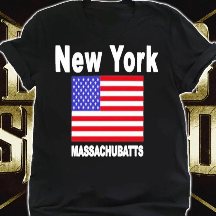 New York Massachubatts Flag American Shirt t-shirt