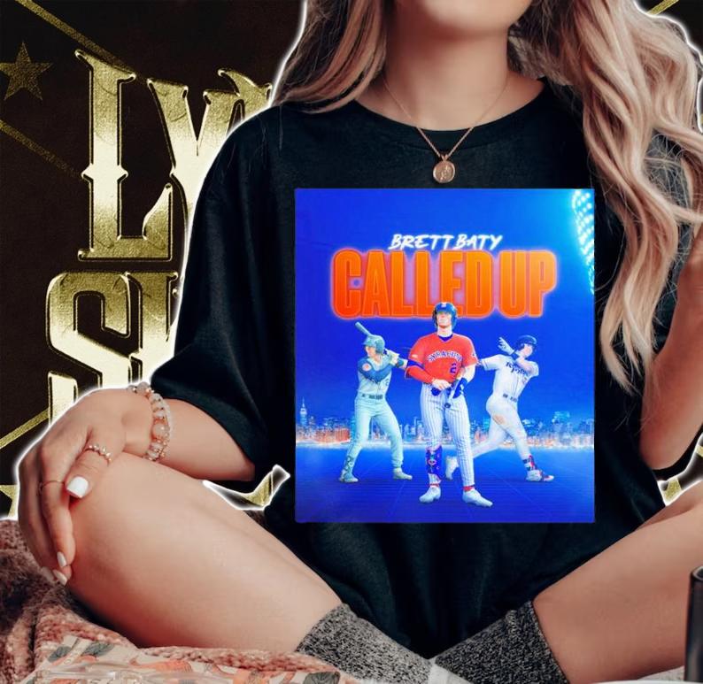 New York Mets Brett Baty Called Up Shirt t-shirt