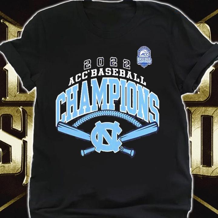 North Carolina Tar Heels 2022 ACC Baseball Conference Tournament Champions T-Shirt t-shirt