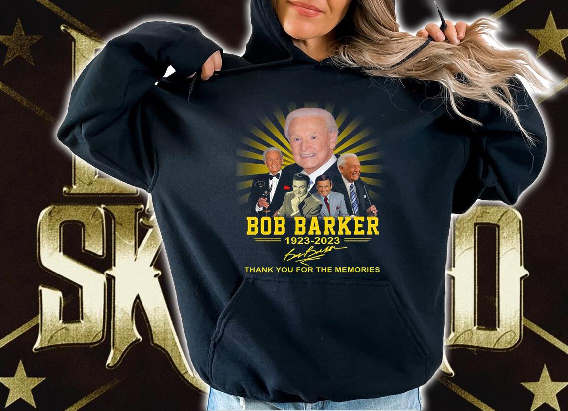 Bob Barker 1923-2023 Thank You For The Memories Signature t-shirt
