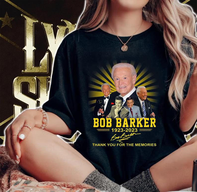 Bob Barker 1923-2023 Thank You For The Memories Signature t-shirt