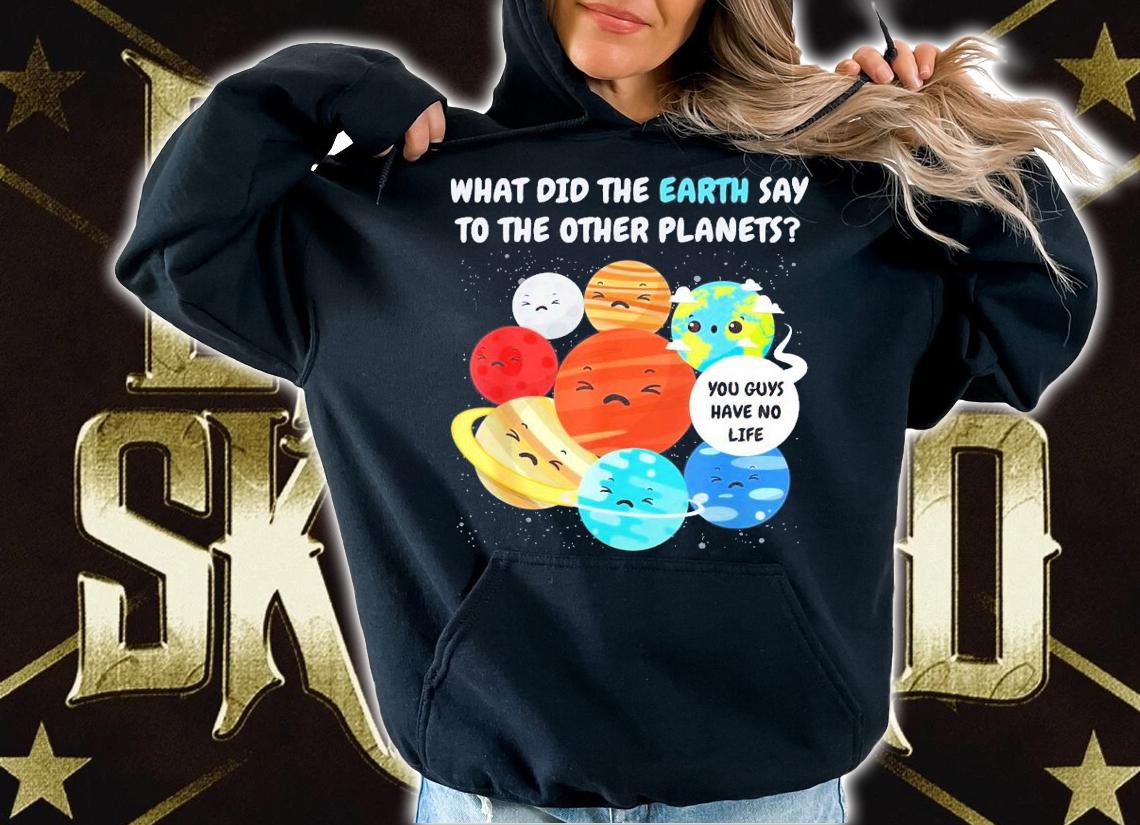 Solar System Planets Space Geeks T-Shirt t-shirt