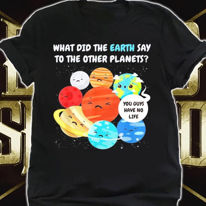 Solar System Planets Space Geeks T-Shirt t-shirt