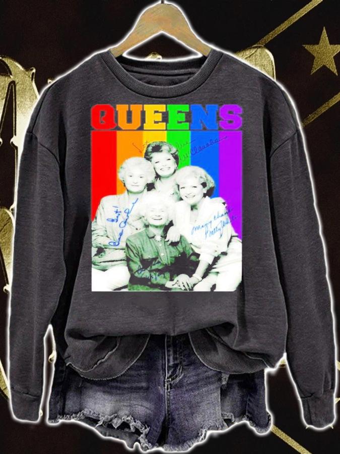 The Golden Girls Queens LGBT Signature T-Shirt t-shirt