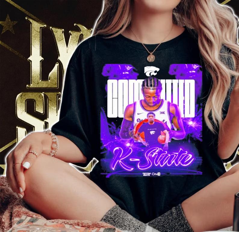 Tipton Edits K-State On3 Eight Poster Shirt t-shirt woman shirt