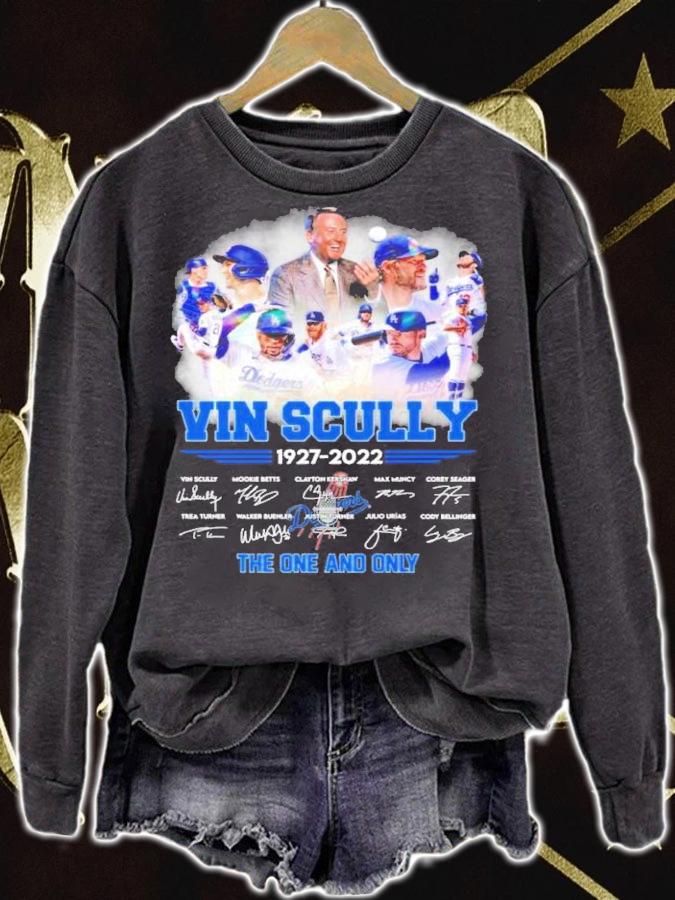 Vin Scully 1927-2022 Signatures The One And Only Shirt t-shirt sweatshirt