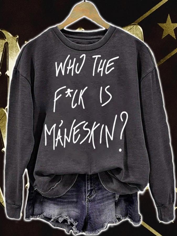 Who The Fuck Is Maneskin shirt t-shirt