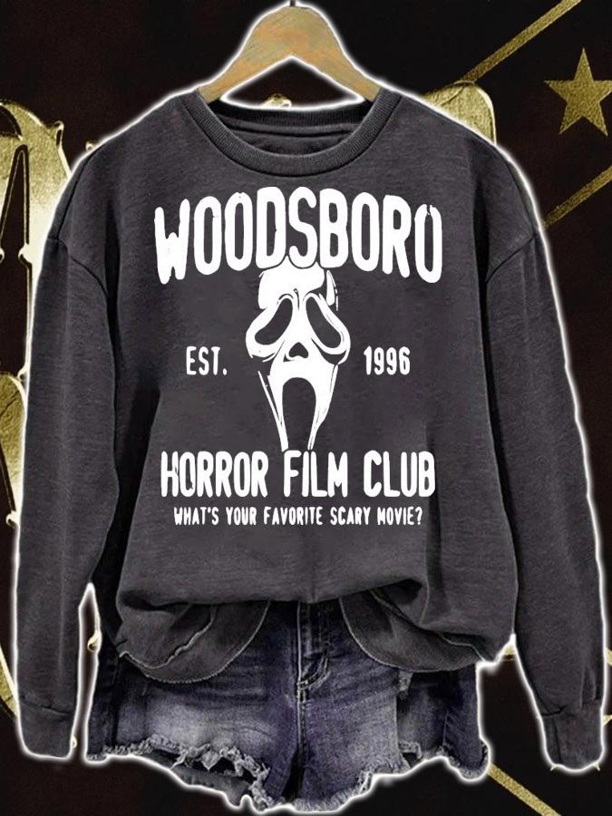 Woodsboro Horror Club Halloween T-Shirt t-shirt