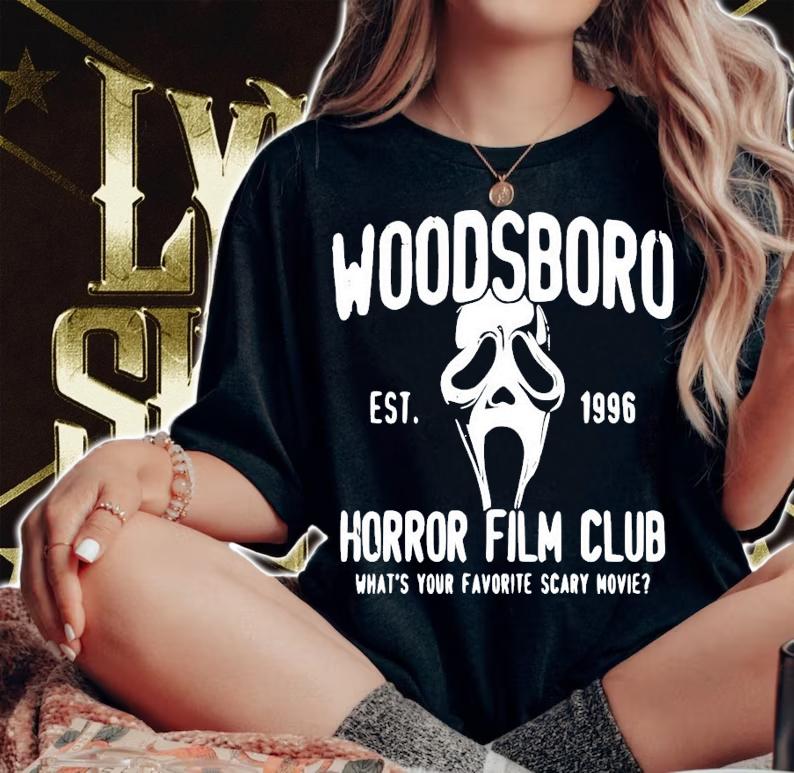 Woodsboro Horror Club Halloween T-Shirt t-shirt