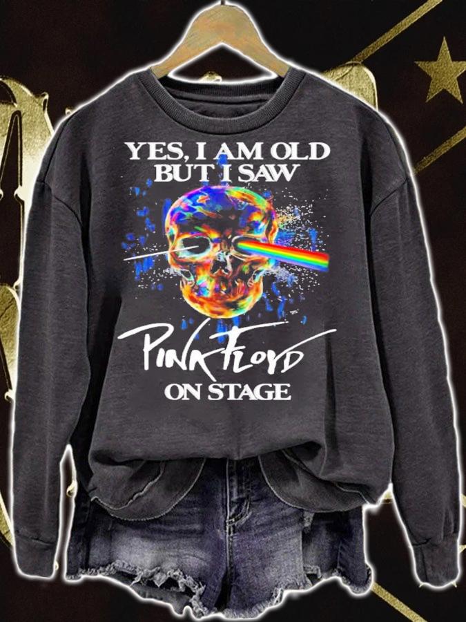 Yes I Am Old But I Saw Pink Floyd On Stage Pink Floyd Skull Shirt t-shirt