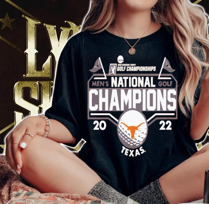 Texas Longhorns Texas 2022 NCAA Men's Golf National Champions Shirt t-shirt woman shirt