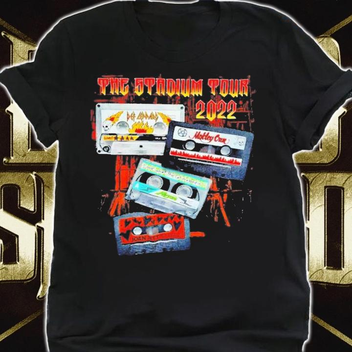The Stadium Tour 2022 Motley Def Rock Band T-Shirt t-shirt