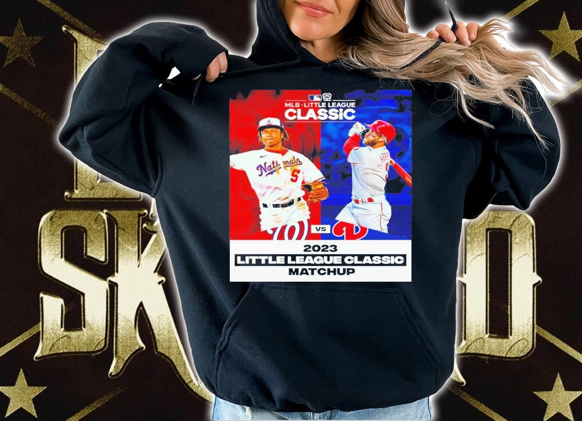 Washington National Vs Philadelphia Phillies 2023 Little League Classic Matchup Shirt t-shirt
