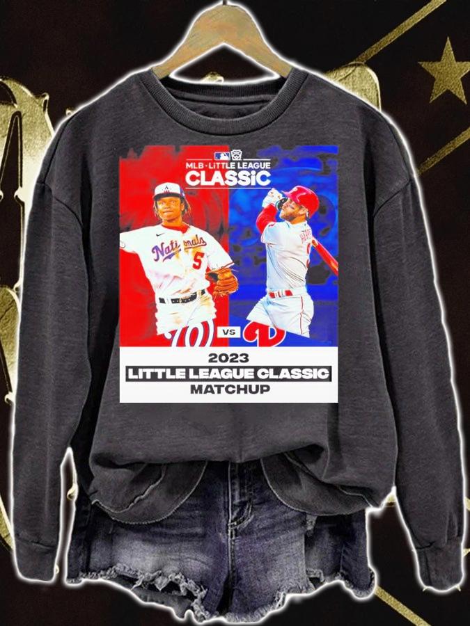 Washington National Vs Philadelphia Phillies 2023 Little League Classic Matchup Shirt t-shirt