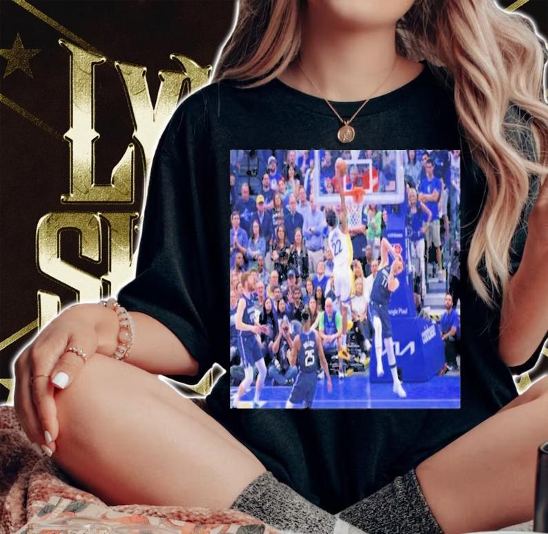 Wiggins Unleashes Vicious Dunk Over Luka Doncic T-Shirt t-shirt woman shirt