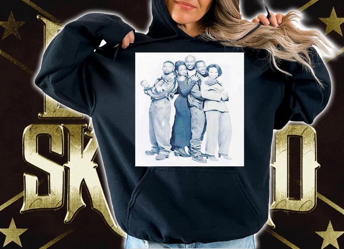 1993 Press Photo Carl Payne Tichina Arnold And Tommy Ford On Martin On Fox T-Shirt t-shirt hoodie