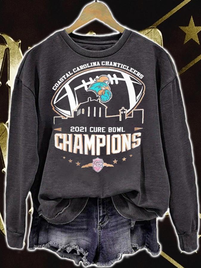 2021 Cure Bowl Champions NCAA Graphic Coastal Carolina Chanticleers shirt t-shirt sweatshirt