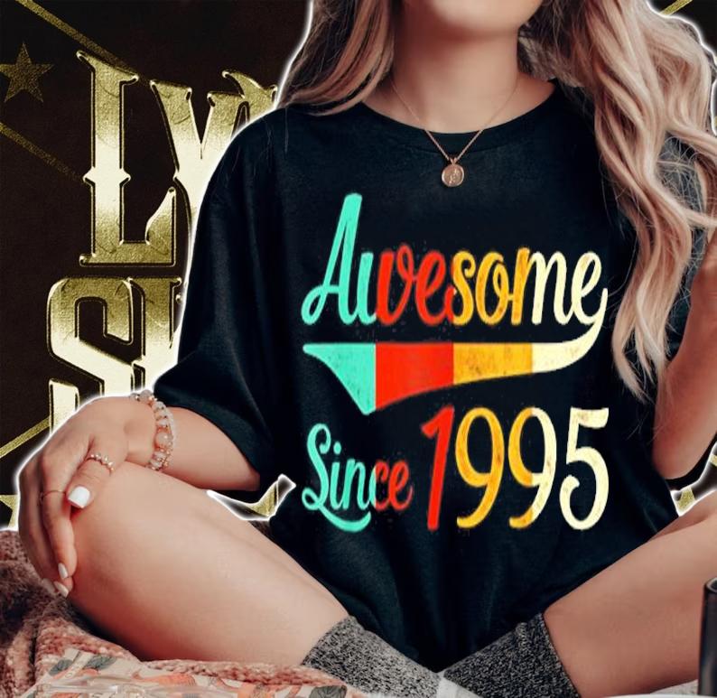 Awesome Since 1995 Vintage T-Shirt t-shirt