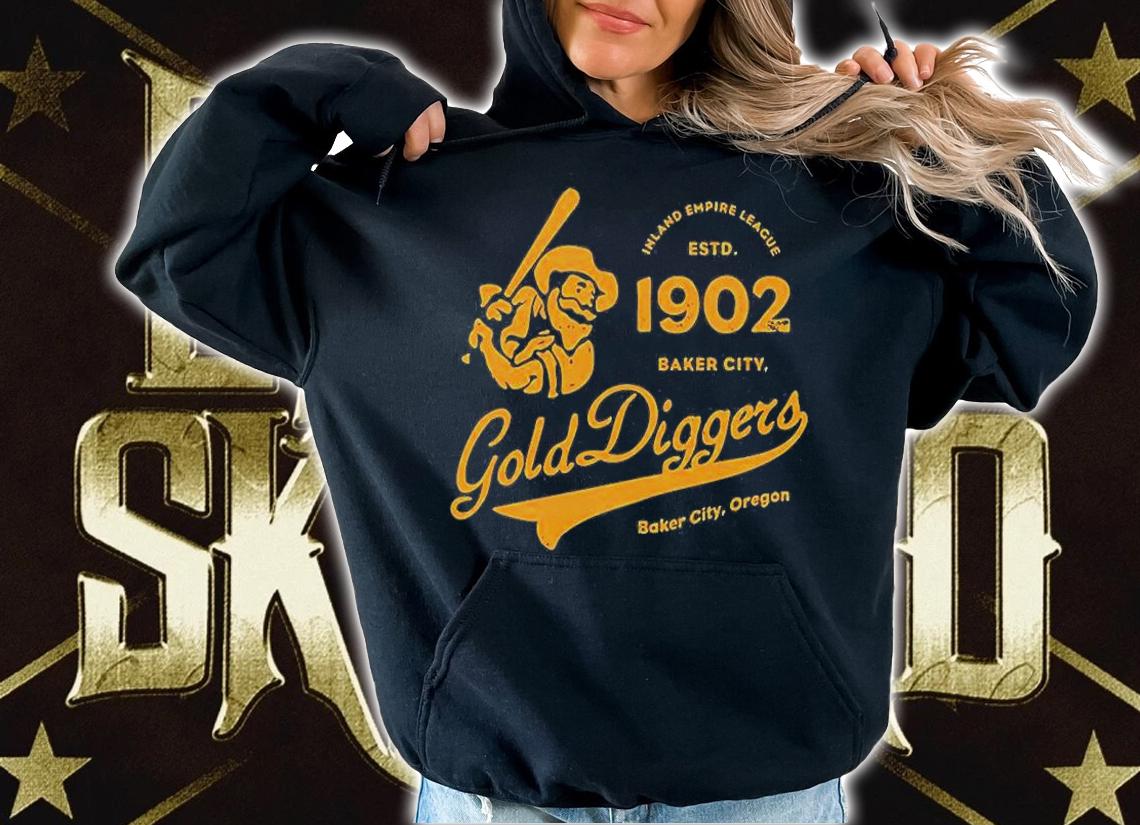 Baker City Gold Diggers Oregon Vintage Minor League Baseball T-Shirt t-shirt
