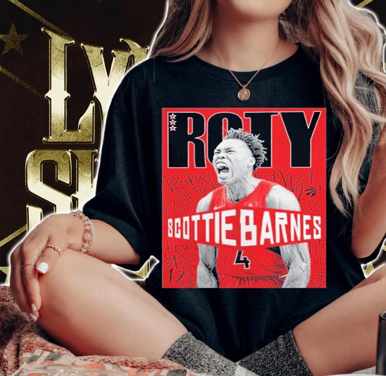 Barnes Rookie Of The Year 2022 NBA T-Shirt t-shirt