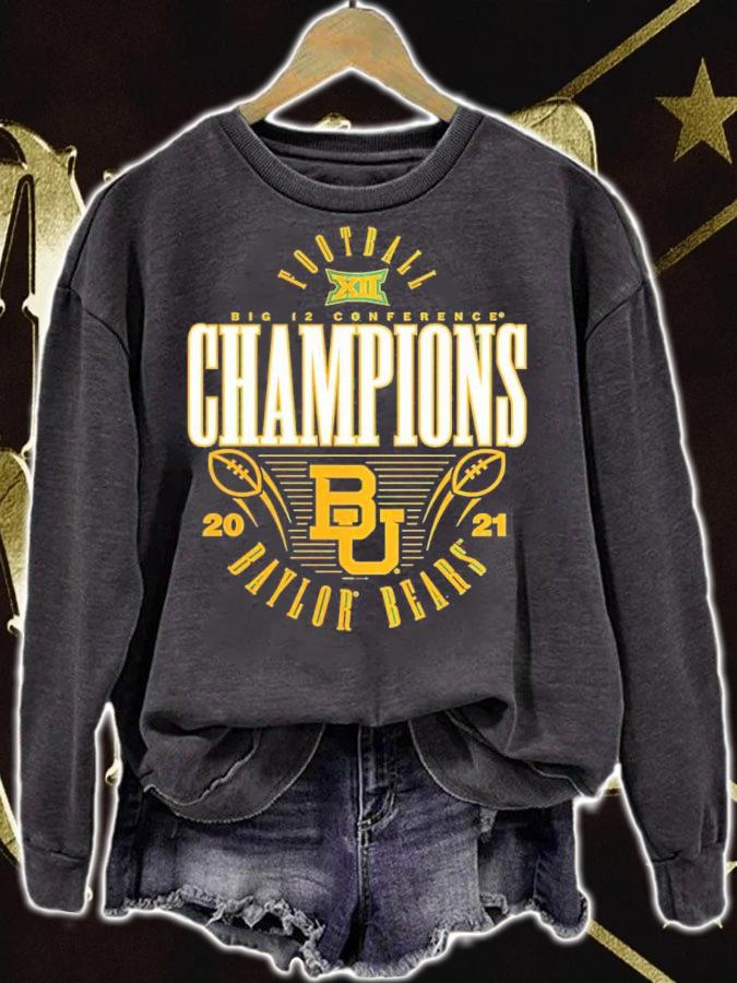 Baylor Bears 2021 Big 12 Football Conference Champions Shirt t-shirt sweatshirt