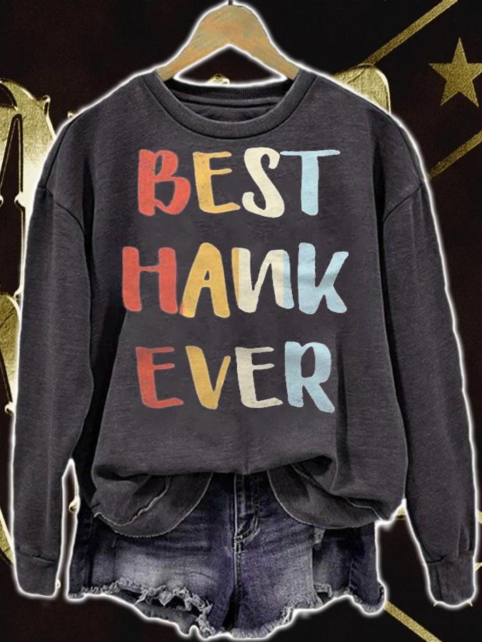 Best Hank Ever Retro Vintage First Name Gift Shirt t-shirt