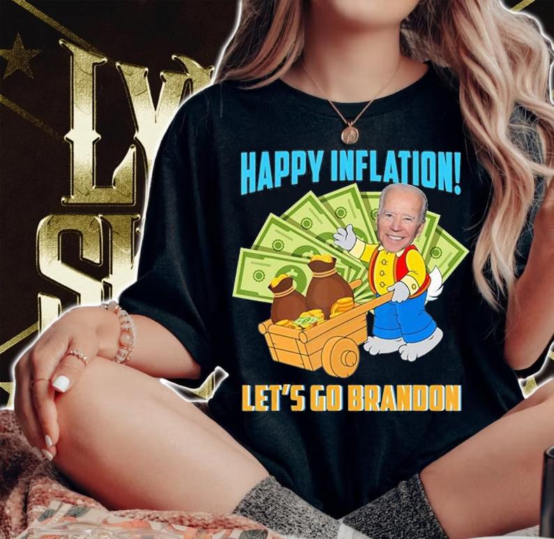 Biden Go Easter Happy Bunny Let's Go Brandon T-Shirt t-shirt woman shirt