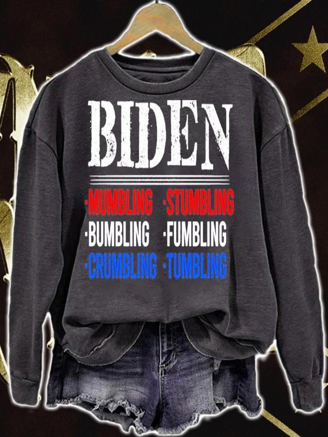 Biden Mumbling Stumbling Bumbling Fumbling Rumbling Tumbling t-shirt